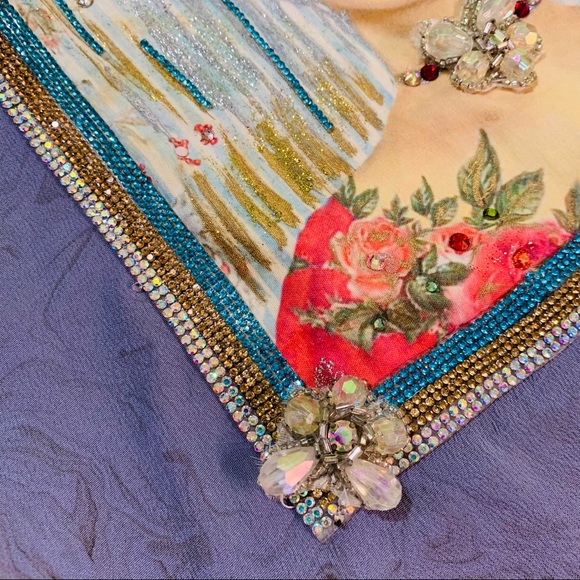 Frida Kahlo Art Patch Reworked Vintage Kimono - Picture 11 of 15